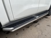 Защита штатного порога труба для автомобиля CHANGAN Hunter Plus 2022 арт. CGHTP.22.32