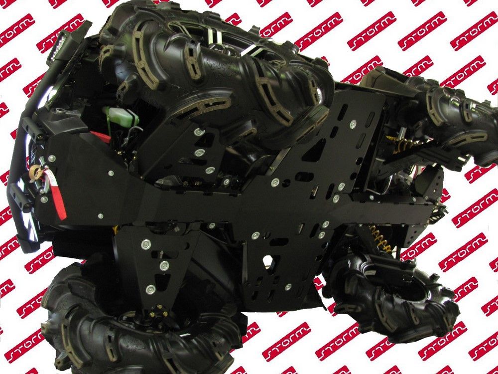 Защита днища для CAN-AM Outlander Max G1  2007-13, алюминий 4 мм, STORM, арт. 1872