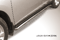 Защита порогов d57 труба с гибами Lexus RX-350 (2008-2012) , Slitkoff, арт. LRX35012