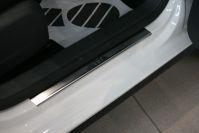 Накладки на внутренние пороги с логотипом на металл для Volkswagen Jetta 2005, Союз-96 VWJT.31.3050
