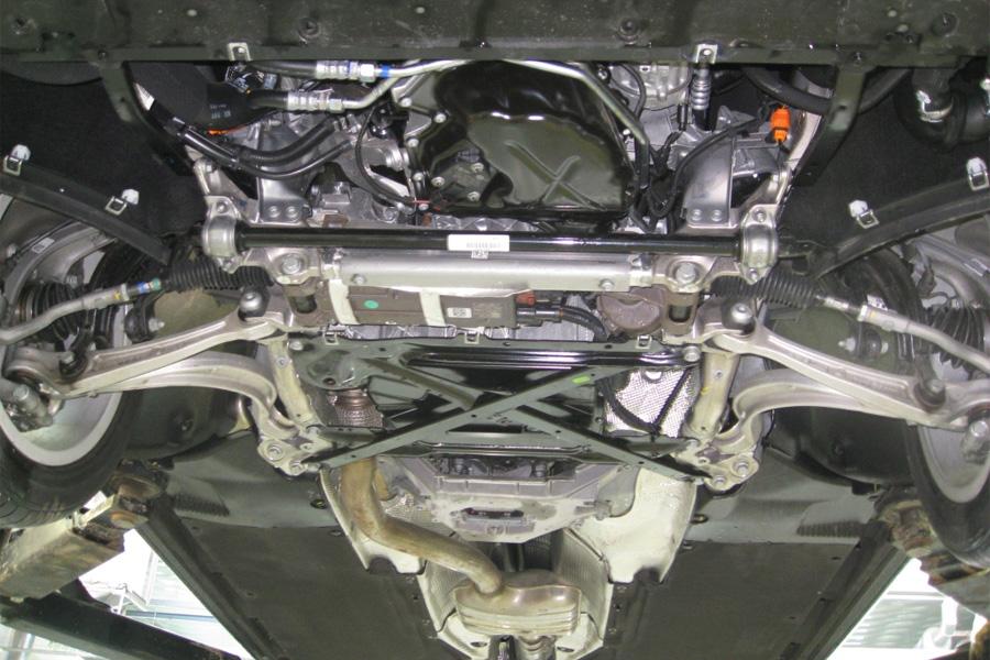 Защита АКПП Alfeco для BMW X5 E70 2006- (алюминий 5,0 мм), 34.09
