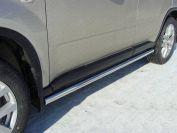 Пороги труба 60,3 мм для автомобиля Nissan X-Trail (T31) 2011-2015, TCC Тюнинг NISXTR11-03