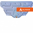 Защита  картера Infiniti FX35 II 2008-2012 V-3,5 , ALFeco, алюминий 4мм, арт. ALF2901al-1