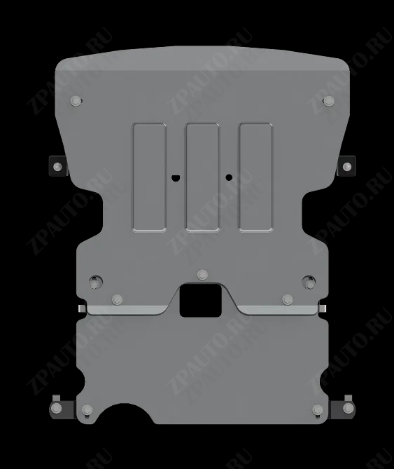 Защита картера и КПП для BMW X 1  2009 - 2014, V-2,0 AT 4wd, Sheriff, алюминий 4 мм, арт. 03.2377 V2