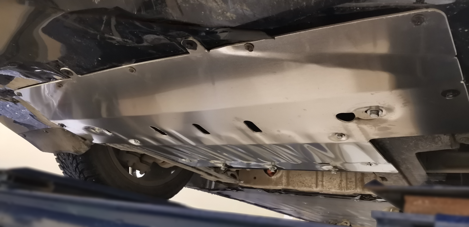 Avatr 12 2023-  4WD защита радиатора и переднего электропривода (2 части), ALFeco, алюминий, 4 мм, арт. ALF7301al