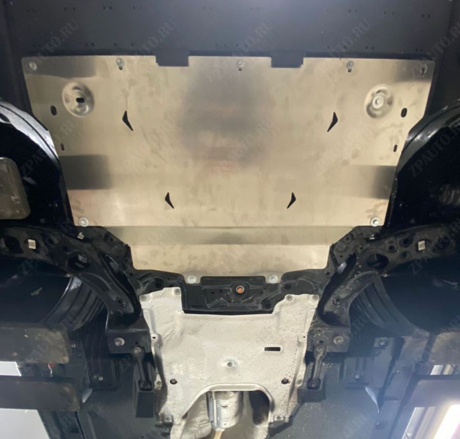 12.11ABC ЗАЩИТА КАРТЕРА ДВИГАТЕЛЯ И КПП MAZDA CX50 V-ВСЕ (2021-) (АЛЮМИНИЙ 4 ММ)