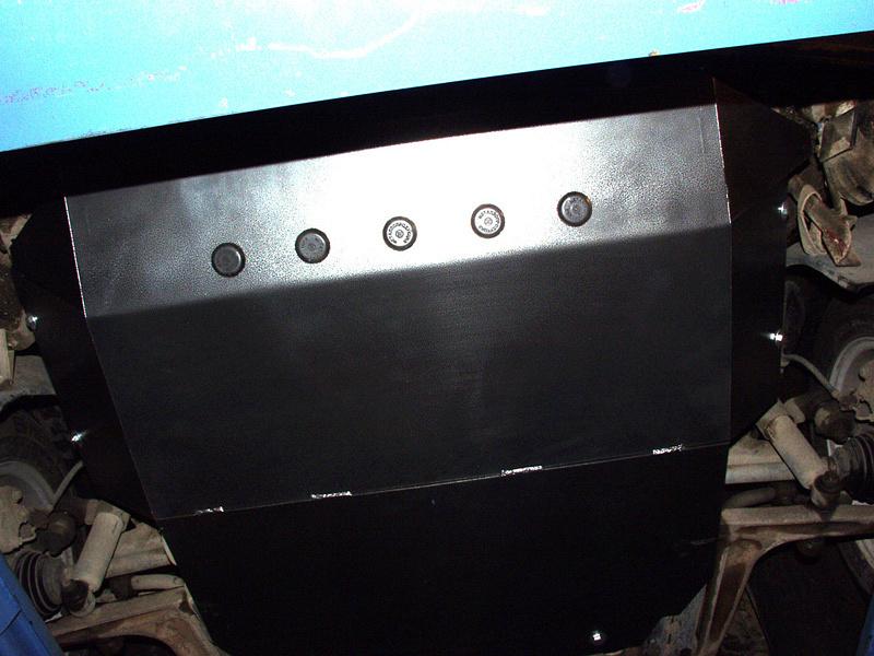 Защита картера и КПП для VOLKSWAGEN Transporter T4  1990 - 2003, V-1,8; 2,0; 2,5; 2,8; 1,9TDI; 2,4TDI; 2,5TDI, Sheriff, сталь 2,0 мм, арт. 26.0346