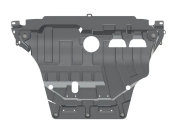 Защита картера и КПП для Skoda Octavia A7 2013 - 1,6 MPI МТ/AT; 1,4 TSI  DSG, Sheriff, алюминий 3мм, арт. 21.SL 9034