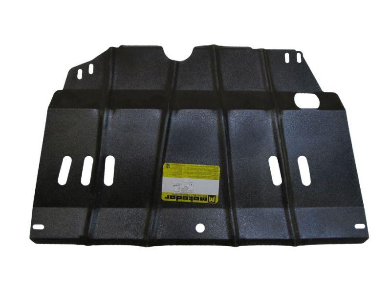 Защита двигателя, кпп стальная Motodor для Citroen C3 Picasso 2009-2014 (2 мм, сталь), 01609