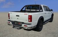 Защита задняя (уголки двойные) 76,1/42,4 мм Sollers ST8 2025- арт. SOLST825-27