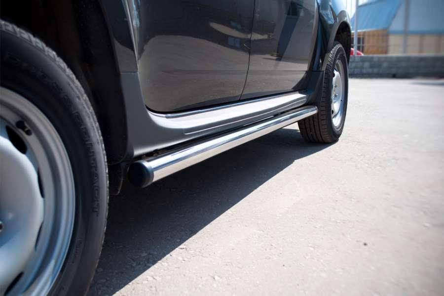 Пороги труба d57 вариант 2 для Renault Duster 4x2, Slitkoff RD2T-0004382