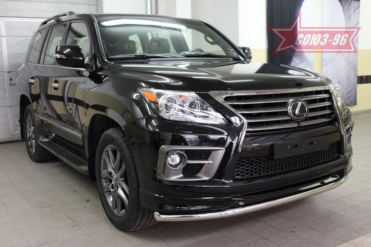 Защита переднего бампера труба d60 для Lexus LX570 Sport 2013-, Lexus LX57.48.5006