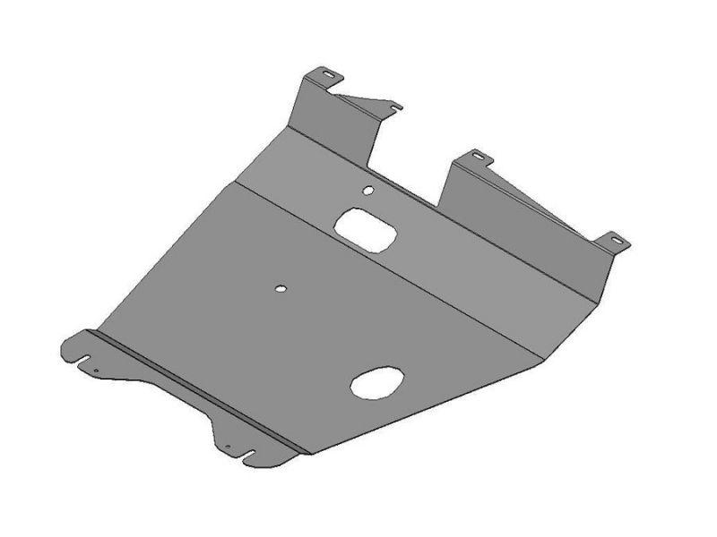 Защита двигателя, кпп стальная Motodor для Haima 7 2011- (2 мм, сталь), 64901