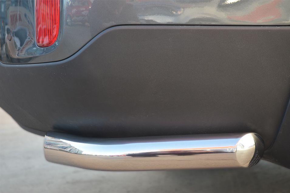 Защита заднего бампера уголки d57 для KIA Sorento 2013, Slitkoff KIZ-001273