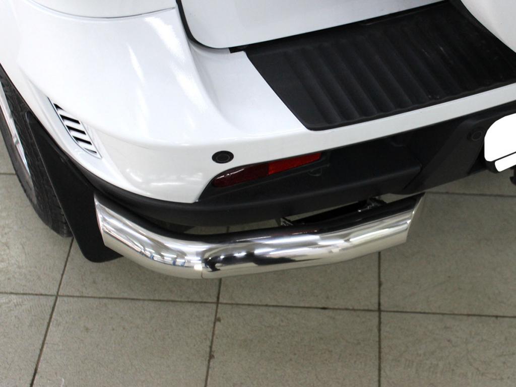 Защита заднего бампера "уголки" d-60 для автомобиля Chevrolet Niva 2009-наст.вр., Технотек, арт. NSVN_3