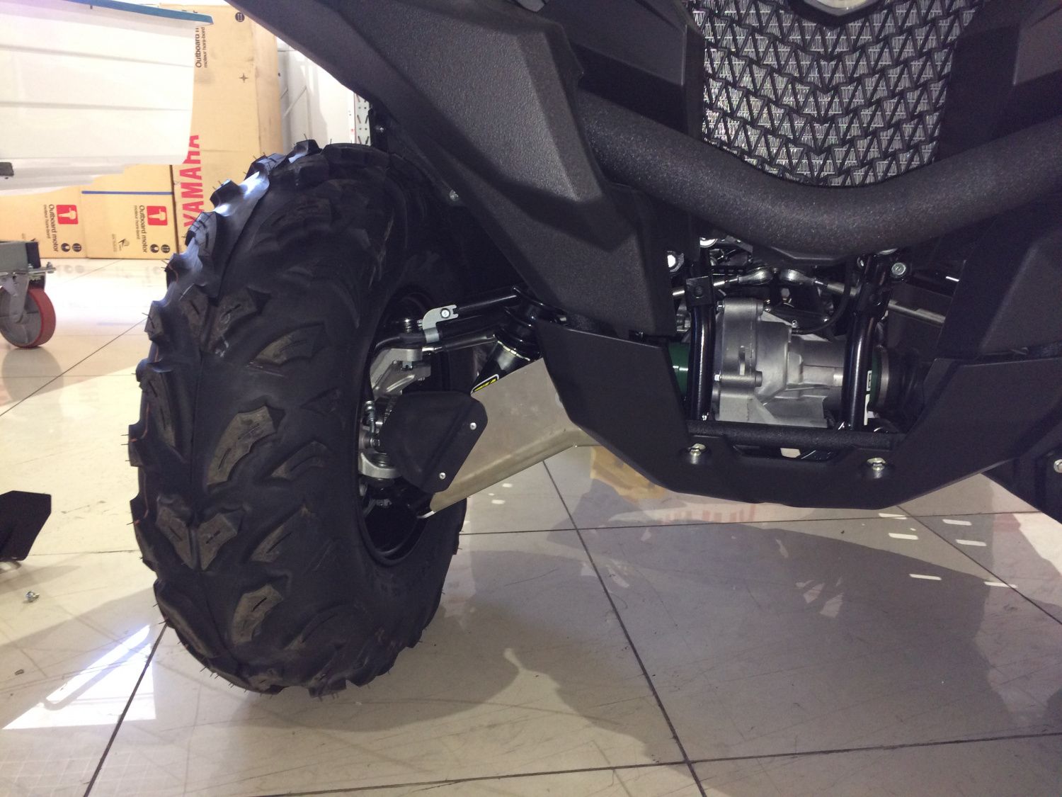 Защита рычагов для YAMAHA Grizzly 700 2016 -, алюминий 4 мм, STORM, арт. 2451