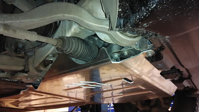 Защита картера для Mercedes-Benz GLC  2015 -, V-, Sheriff, алюминий 4 мм, арт. 13.3245