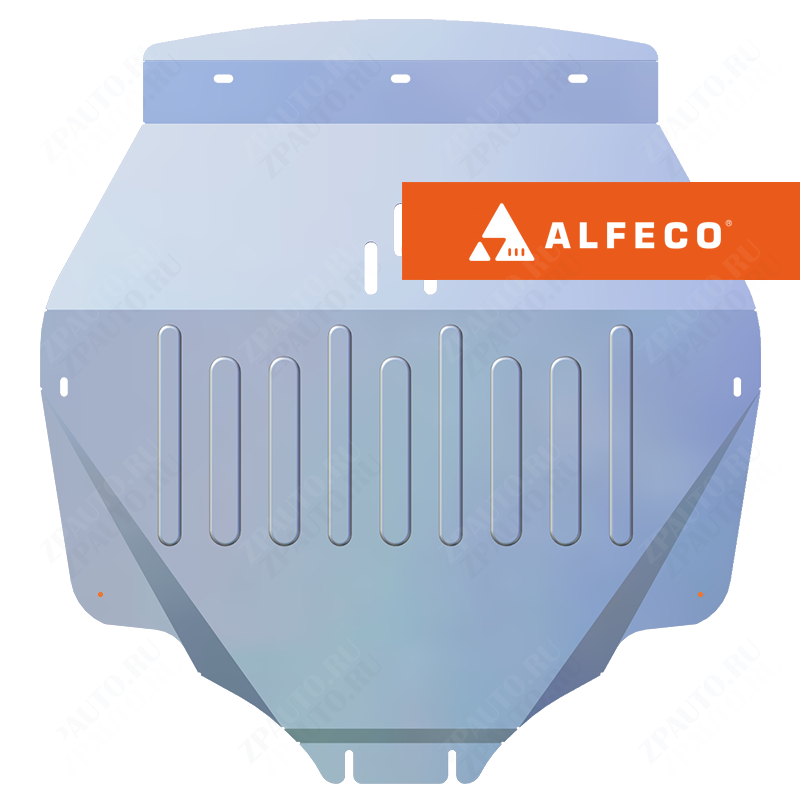 Защита  картера и КПП Honda  Pilot III 2016-2022 V-all , ALFeco, алюминий 4мм, арт. ALF5101al-1