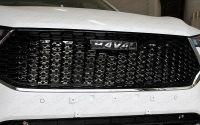 Решетка радиатора верхняя (лист) для автомобиля HAVAL F7 2019- (1,5 л., 4WD) TCC Тюнинг арт. HAVF719-16