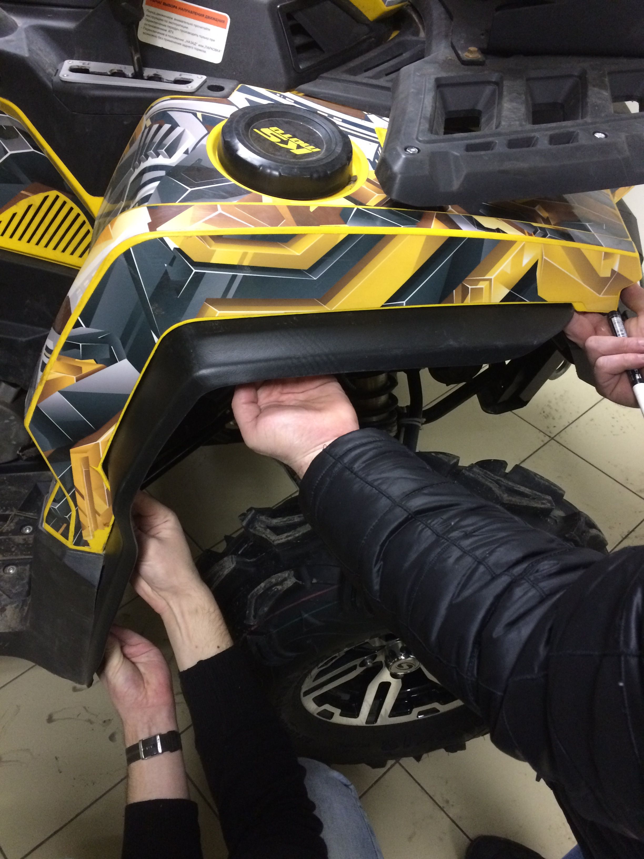 Расширители колесных арок для STELS Guepard  2014 -, STORM, арт. MP 0211