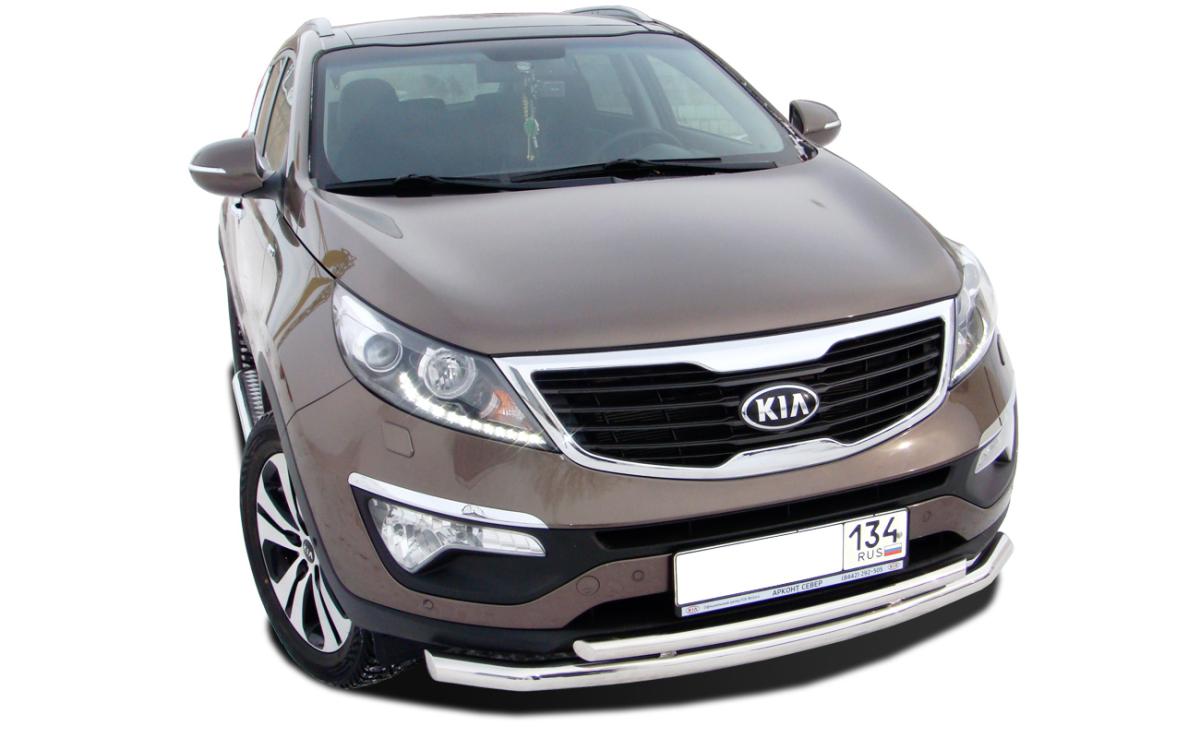 Защита переднего бампера для автомобиля KIA Sportage 2010. KSP.10.03, Россия