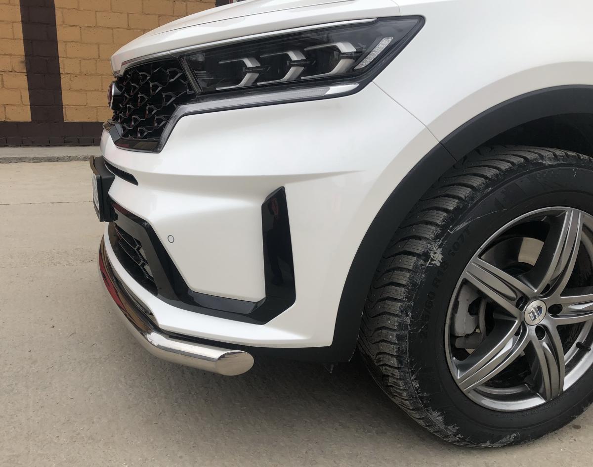 Защита переднего бампера для автомобиля  KIA Sorento MQ4 2020 арт. KSRMQ4.20.02