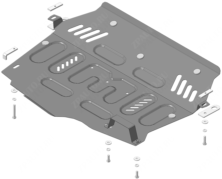 Ковер багажный модельный высокий борт для Kia Picanto 2011-, Элерон 70816