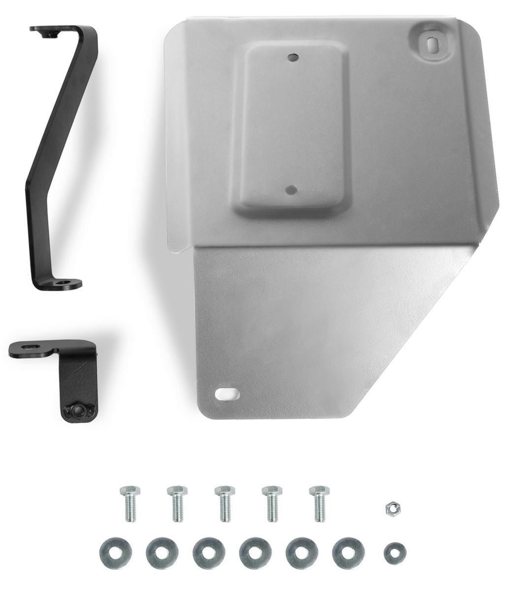 Защита адсорбера Rival для Kia Seltos FWD 2020-н.в., штампованная, алюминий 3 мм, с крепежом, 333.2852.1