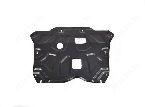 Защита  картера и КПП Nissan Terrano  2014-2022 V-1,6;2,0 , ALFeco, сталь 2мм, арт. ALF1809st