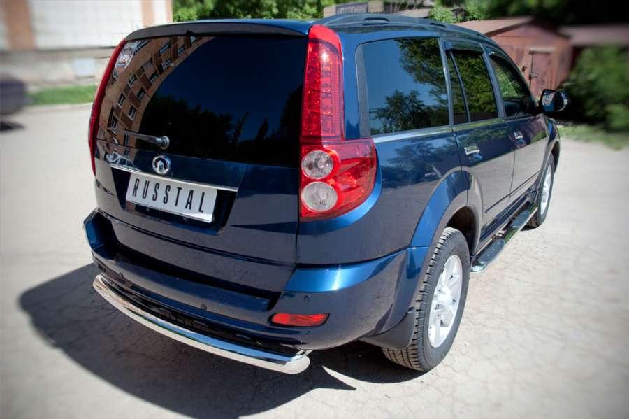 Защита заднего бампера d76 для Great Wall Hover H5 2011, Slitkoff GH5Z-000306