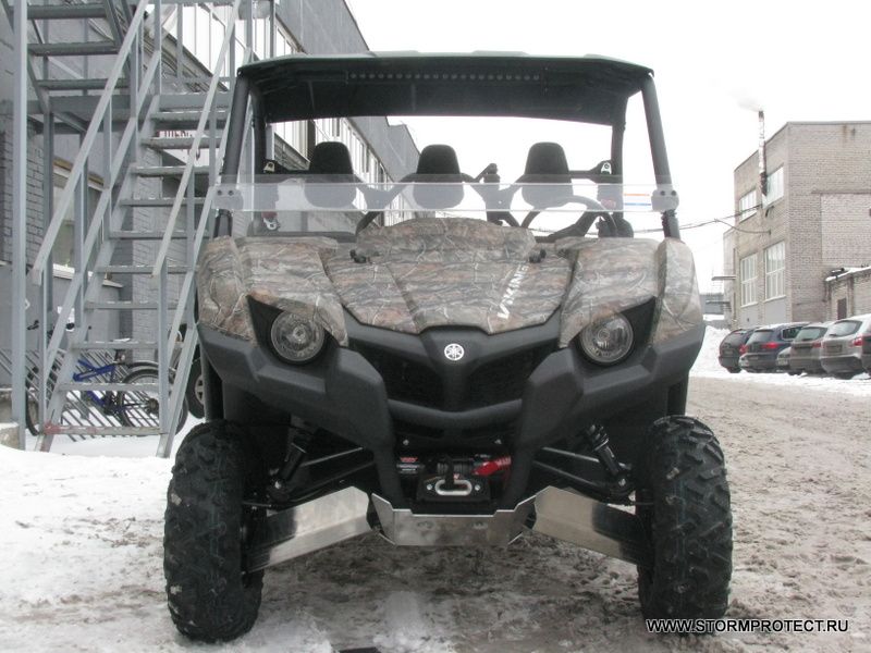 Защита рычагов для YAMAHA Viking  2014-16, алюминий 4 мм, STORM, арт. 2539