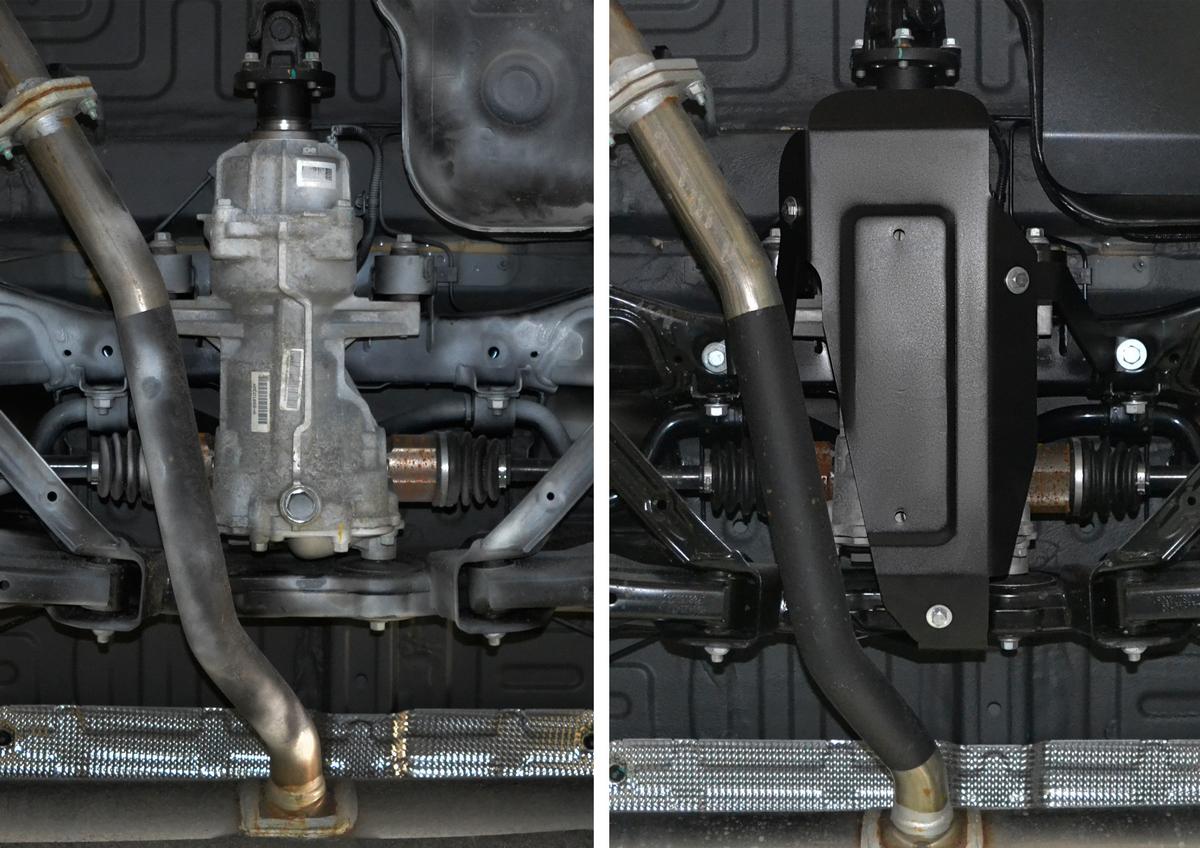 Защита редуктора АвтоБроня для Geely Atlas (V - 2.4) 2018-н.в., штампованная, сталь 1.8 мм, с крепежом, 111.01916.1