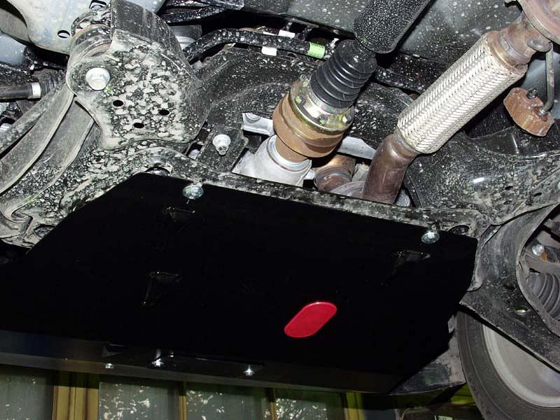 Защита картера и КПП для MAZDA Tribute  2004 - 2007, V-2,0; 2,3, Sheriff, сталь 2,0 мм, арт. 12.0635