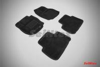 Ковры салонные 3D черные для Ford S-Max 2006-2015, Seintex 81952