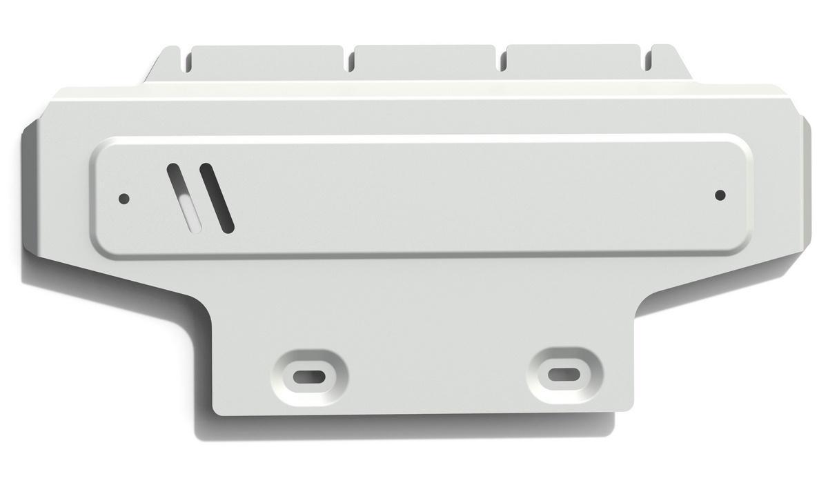 Защита КПП Rival для Volkswagen Amarok I рестайлинг 2016-2019, штампованная, алюминий 4 мм, с крепежом, 333.5852.1