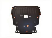 Защита  картера и КПП (большая) MB CLA (C118) 2019- V-all , ALFeco, сталь 2мм, арт. ALF3624st-2