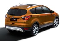 Защита заднего бампера d57 скоба Ford Kuga (2016-2019) , Slitkoff, арт. FKG16-007