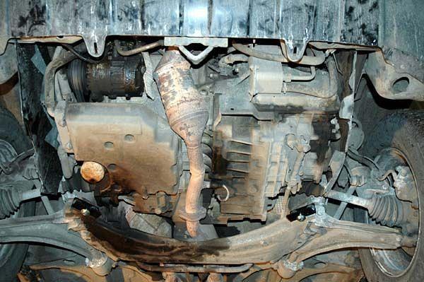 Защита картера и КПП для Land  Rover Freelander сборка США,Sheriff арт.04.1723 (Сталь 2,5 мм)