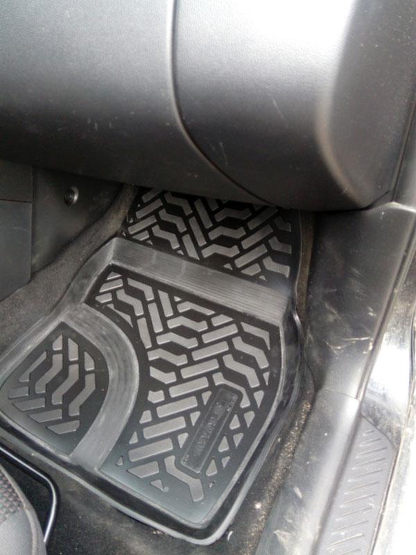 Ковры салонные модельные высокий борт 3D с подпятником для Mazda 3 II 2009 2003-2012, Элерон 60901