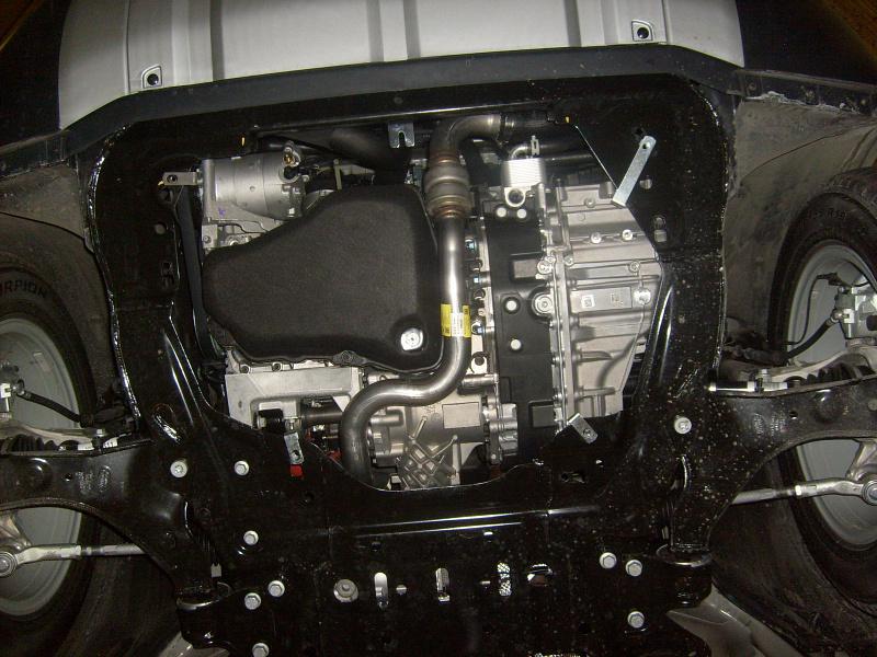 Защита картера и КПП для LAND  ROVER Discovery Sport  2015 -, V-2,2 TD АТ 4wd, Sheriff, алюминий 4 мм, арт. 04.2980