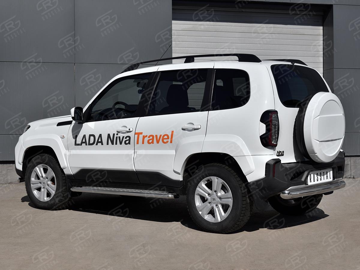 LADA NIVA TRAVEL 2021- Защита заднего бампера d76 дуга LNTZ-003564