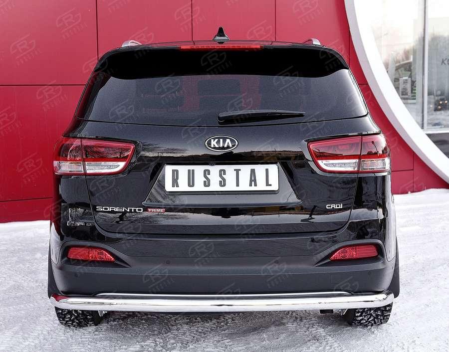 Защита заднего бампера d57 KIA Sorento Prime CRDI 2015, Slitkoff KSPZ-002216