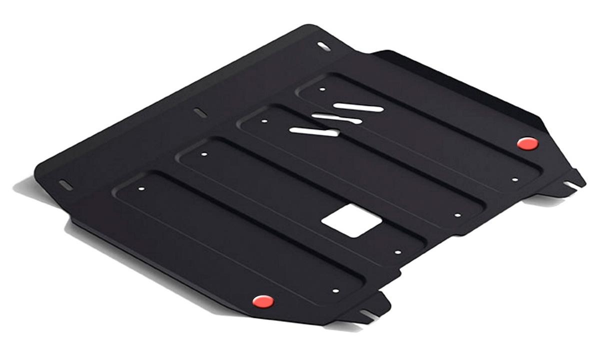 Защита картера и КПП АвтоБроня для Kia Venga (V - все) 2009-2017, штампованная, сталь 1.8 мм, с крепежом, 111.02817.1