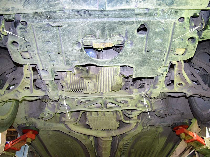 09.0398 Защита картера и КПП Honda Legend KA9 V-3.5 (1996-2004) (сталь 2,0 мм)