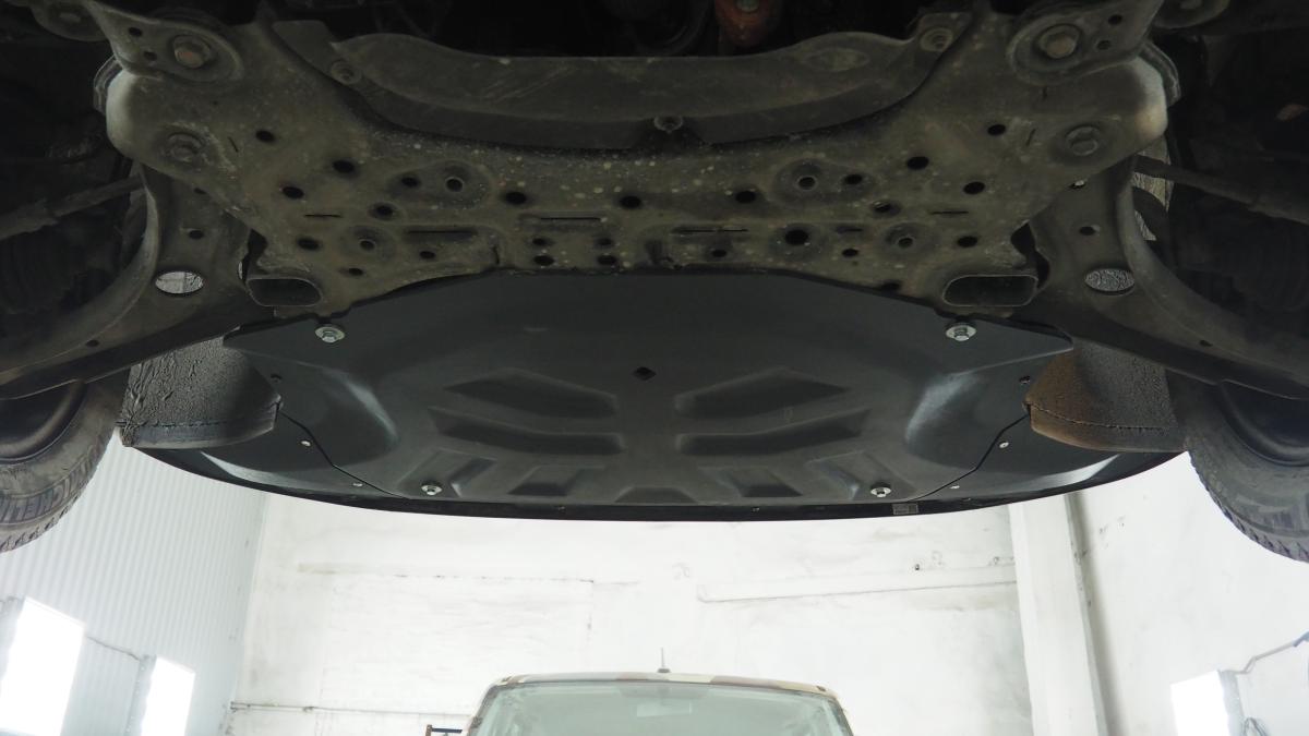 КОМПОЗИТНАЯ ЗАЩИТА КАРТЕРА ДВИГАТЕЛЯ И КПП KIA SOUL III (V-ВСЕ, 2019-) (6ММ), арт. 11.34K