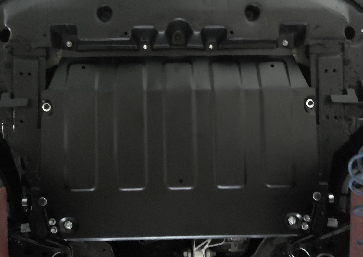 Защита картера и КПП Rival для Lexus UX 200 2018-н.в., сталь 1.8 мм, с крепежом, штампованная, 111.9524.1