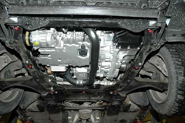 Защита картера и КПП для VOLVO XC 70  2007 - 2017, V-3.2, Sheriff, сталь 2,5 мм, арт. 25.1715