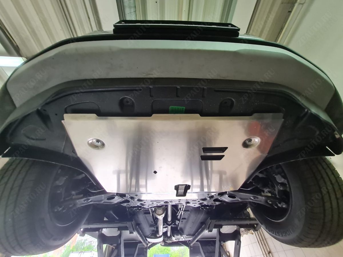 10.24ABC ЗАЩИТА КАРТЕРА ДВИГАТЕЛЯ И КПП HYUNDAI PALISADE V-3.5 (2018-) (АЛЮМИНИЙ 4ММ)