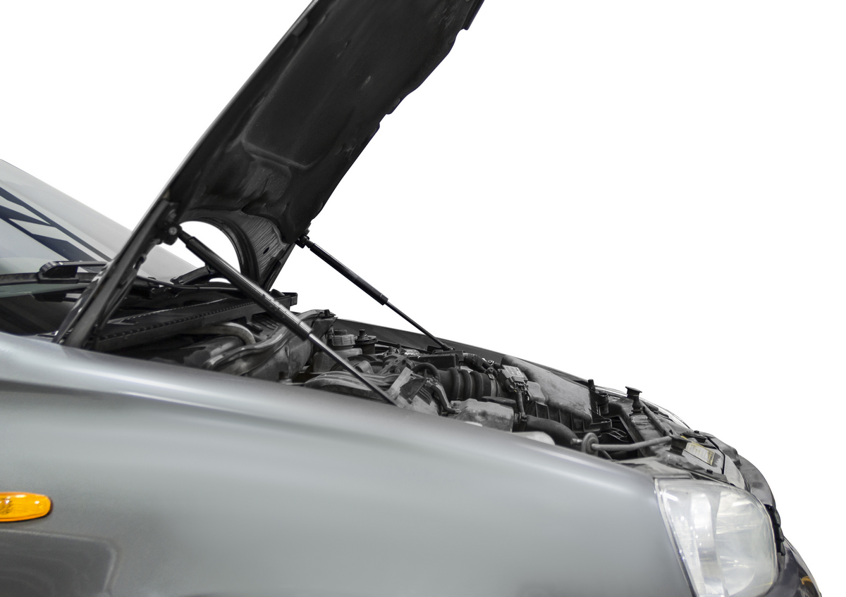 Амортизаторы капота АвтоУпор (2 шт.) Lada Kalina (2004-2013), Rival, арт. ULAKAL011