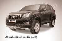 Защита переднего бампера d57 волна с листовой защитой картера Toyota Land Cruiser Prado J150 (2009-2013) , Slitkoff, арт. TOP014